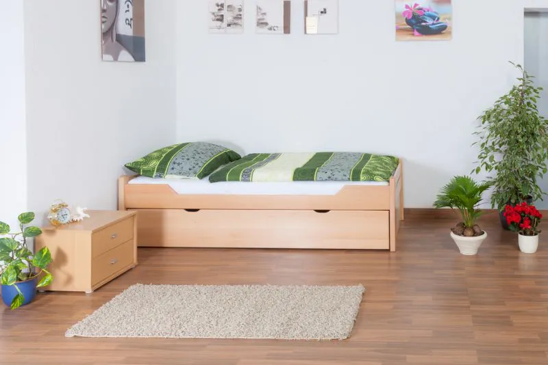 Bett mit Unterbett
