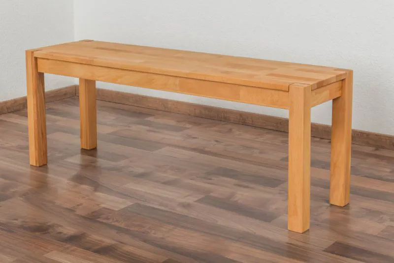 Bank Wooden Nature 134 Kernbuche massiv - 120 x 33 cm (L x B)