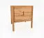 Nachtkommode Wellsford 04 Wildeiche massiv geölt - Abmessungen: 64 x 60 x 36 cm (H x B x T)