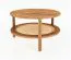 Couchtisch Wellsford 50 Wildeiche massiv geölt - Abmessungen: 60 x 60 x 35 cm (B x T x H)