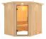 Sauna Emma 08, 68 mm Wandstärke - 210 x 184 x 202 cm (B x T x H)