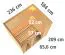 Sauna Camilia 01, 40 mm Wandstärke - 236 x 184 x 209 cm (B x T x H)
