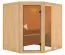 Sauna Francesca 03, 68 mm Wandstärke - 196 x 170 x 198 cm (B x T x H)