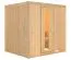 Sauna Martina 01, 68 mm Wandstärke - 196 x 170 x 198 cm (B x T x H)