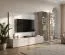 Wohnwand | Kaschmir / Weißer Marmor | inkl. LED-Beleuchtung | Push-to-open Funktion | 300 x 45 x 175 cm | 2 Vitrinen | 1 TV-Unterschrank | 1 Wandpaneel