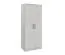 Drehtürenschrank / Kleiderschrank Sidonia 03, Farbe: Eiche Weiß - 200 x 82 x 53 cm (H x B x T)