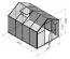 Gewächshaus - Glashaus Rucola L7, Wände: 4 mm gehärtetes Glas, Dach: 6 mm HKP mehrwandig, Grundfläche: 6,40 m² - Abmessungen: 290 x 220 cm (L x B)