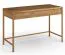 Schminktisch | 1 Schublade | Soft Close System | Massivholz | Eichenholz geölt | Farbe: Eiche | 123 x 48 x 82 cm | Seille 19 | gefräster Griff