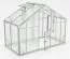 Gewächshaus Endivie XL4, HKP 6 mm, Grundfläche: 4,40 m² - Abmessungen: 150 x 290 cm (L x B)