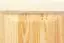 Nachtkommode Kiefer massiv Vollholz natur Junco 130 - Abmessung: 55 x 42 x 35 cm (H x B x T)