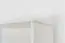Regal Kiefer massiv Vollholz weiß lackiert Junco 46A - Abmessung 195 x 100 x 42 cm