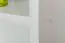 Regal Kiefer massiv Vollholz weiß lackiert Junco 50C - Abmessung 195 x 60 x 42 cm