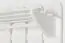 Garderobe Kiefer massiv Vollholz weiß lackiert Junco 348 – Abmessung 100 x 60 x 33 cm
