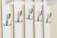 Garderobe Kiefer massiv Vollholz weiß lackiert Junco 344 – Abmessung 125 x 60 x 33 cm