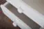 Nachtkommode Kiefer massiv Vollholz weiß lackiert 003 - Abmessung 52 x 40 x 33 cm (H x B x T)