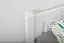 Kinderbett / Jugendbett Kiefer massiv Vollholz weiß lackiert 78, inkl. Lattenrost - 100 x 200 cm