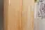 Kleiderschrank Holz natur 007 - Abmessung 190 x 80 x 60 cm (H x B x T)