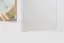 Hängeregal / Wandregal Kiefer massiv Vollholz weiß lackiert Junco 283B - 25 x 25 x 12 cm (H x B x T)