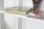 Regal Kiefer massiv Vollholz weiß lackiert Junco 57B - 86 x 70 x 30 cm (H x B x T)
