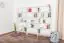 Regal "Easy Möbel" S14, Buche Vollholz massiv Weiß lackiert - 167 x 218 x 20 cm (H x B x T)