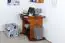 Schreibtisch Kiefer massiv Vollholz Eichefarben Rustikal Junco 197 - Abmessungen: 75 x 100 x 60 cm (H x B x T)