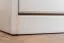Schuhschrank 003 Kiefer massiv Vollholz weiß lackiert - Abmessung 115 x 72 x 29 cm (H x B x T)