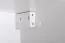 Wohnwand im modernen Stil Kongsvinger 75, Farbe: Grau Hochglanz / Eiche Wotan - Abmessungen: 150 x 330 x 40 cm (H x B x T), mit fünf Türen