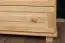 Kleiderschrank Holz natur 011 - Abmessung 190 x 90 x 60 cm (H x B x T)