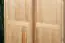 Kleiderschrank Massivholz natur 014 - 190 x 90 x 60 cm (H x B x T)