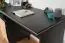 Schreibtisch Amanto 12, Farbe: Schwarz / Esche - Abmessungen: 79 x 120 x 52 cm (H x B x T)