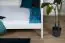 Stockbett 140 x 190 cm für Erwachsene "Easy Premium Line" K24/n, Kopf- und Fußteil gerade, Buche Massivholz weiß lackiert, teilbar