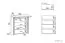 Kommode Nogales 13, Farbe: Sonoma Eiche hell / dunkel - Abmessungen: 95 x 69 x 41 cm (H x B x T), mit 4 Schubladen