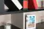 Jugendzimmer - Schreibtischaufsatz Aalst 11, Farbe: Eiche / Creme / Schwarz - Abmessungen: 55 x 125 x 24 cm (H x B x T)