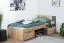 Kinderbett / Jugendbett Sprimont 13, Farbe: Grau / Eiche - 90 x 200 cm (B x L)