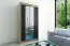 100 cm breiter Kleiderschrank mit 5 Fächern und 2 Türen | Farbe: Sonoma Eiche Abbildung