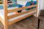 Kinderstockbett 160 x 200 cm | Massivholz: Buche | Natur Lackiert | umbaubar in 2 Einzelbetten | Premium-Qualität | inkl. Rollroste Abbildung