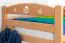 Funktions-Stockbett 90 x 200 cm mit 2 Schubladen als Stauraum | Massivholz: Buche | Natur Lackiert | umbaubar in zwei Einzelbetten | Premium-Qualität | inkl. Rollroste Abbildung