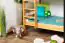 Kinderstockbett 90 x 190 cm | Massivholz: Buche | Natur Lackiert | umbaubar in 2 Einzelbetten | Premium-Qualität | inkl. Rollroste Abbildung
