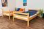 Kinderstockbett 120 x 200 cm | Massivholz: Buche | Natur Lackiert | umbaubar in 2 Einzelbetten | Premium-Qualität | inkl. Rollroste Abbildung