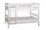 Kinderstockbett 90 x 200 cm | Massivholz: Buche | Weiß Lackiert | umbaubar in 2 Einzelbetten | Premium-Qualität | inkl. Rollroste Abbildung