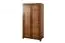 100 cm breiter Kleiderschrank mit 2 Türen | Farbe: Braun Abbildung