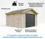 Garage Dobersberg ohne Boden, mit elektrischem Rolltor und 2 Fernbedienungen, Nutzfläche: 13 m², Dach: Bitumenbeschichtung, 1  Tür, 354 x 368 cm, Fenster