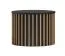 Couchtisch Cikarang 10, Farbe: Schwarz / Eiche - Abmessungen: 68 x 68 x 54 cm (B x T x H)