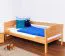 Kinderbett 90 x 190 cm | Massivholz: Buche | Natur Lackiert Abbildung
