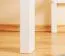 Weißes Kinder-Hochbett 90 x 200 cm | Massivholz: Buche | Weiß Lackiert | umbaubar in Einzelbett | Premium-Qualität | inkl. Rollrost Abbildung