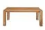 Esstisch Gijou 02, aus massiven Eichenholz, geölte Oberfläche, vier Standbeine, Tischplatte 4 cm dick, Maße: 75 x 180 x 90 cm, elegant und funktional