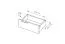 Schmale Kommode Fouchana 04, Farbe: Beige / Eiche Viking - Abmessungen: 81 x 103 x 39,5 cm (H x B x T), mit drei Schubladen