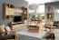Sessel "Delphi" Wildeiche natur mit Kunstlederbezug 36 - 74 x 67 x 80 cm (H x B x T)