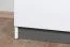 Kinderzimmer - Kommode Frank 08, Farbe: Weiß / Grau - 83 x 90 x 40 cm (H x B x T)