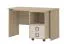 Schreibtisch 29, Farbe: Buche / Creme - 76 x 125 x 60 cm (H x B x T)